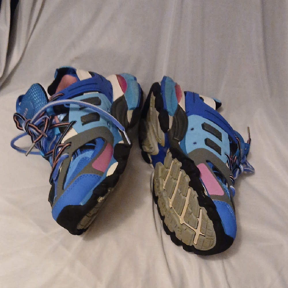 Balenciaga Blue and Pink Men's Shoes - Picture 6 of 10